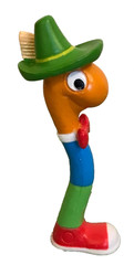 Vaulted 2011 Richard Scarry 2.5” LOWLY WORM PVC Action Figure, Excellent, Clean