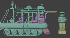 Lost In Space CHARIOT 1:35 Set includes Figures, Rear Door Option 1:35 3D Print