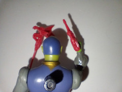 Defenders of the Earth MING the Merciless 1985 Galoob w/ Cape Gun Broken Staff