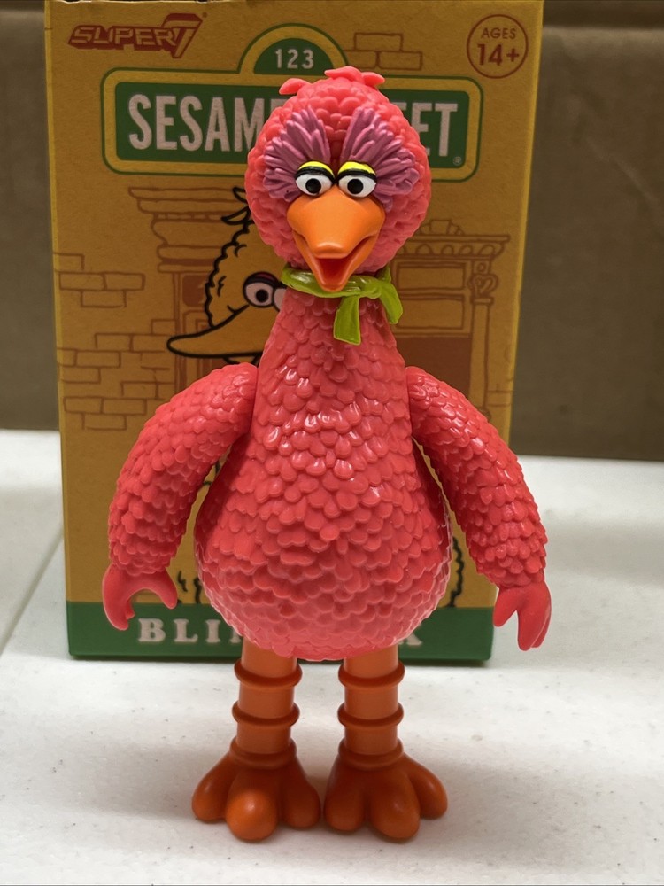 Super7 ReAction Sesame Street BIG BIRDS From AROUND THE WORLD BlindBox minik kus