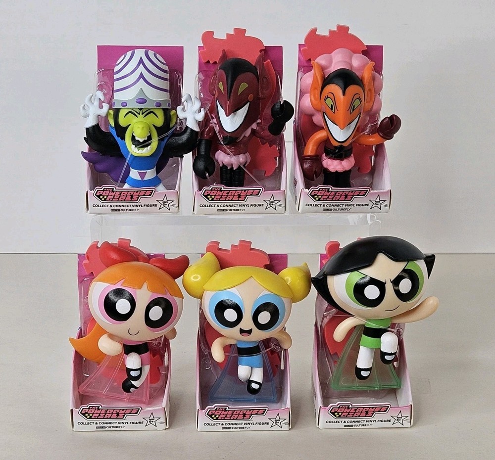Powerpuff Girls Action Figures Set of 6 Culturefly Cartoon Network 3″ Toys 2026