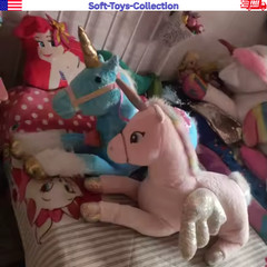 85cm Giant Unicorn Plush Toy Soft Stuffed Animal Kids Gift