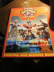 lot of 2 Superhuman Samurai Syber Squad Activity Books Coloring Dot to Dot