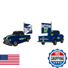 NFL Seattle Seahawks Rally Truck Statue, Outdoor Garden or Indoor Fan Décor, Spo