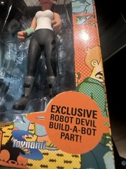 Futurama LEELA 6” figure w/ Robot Devil Build-A-Bot Part 2007 Toynami NEW