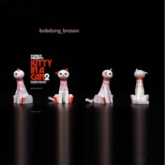 UNDERVERSE UV POPBOT Presents Ashley Wood KITTY IN A CAN Single Blind Box H10CM