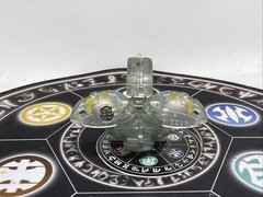 Bakugan B2 Ventus(Grey Haos) Translucent Dragonoid 620G Extremely Rare