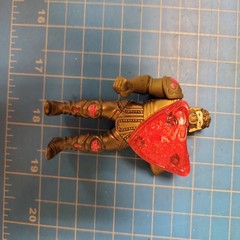 Vintage Action Figures Lot 6 Assorted Toy Soldiers Action Hero Figures