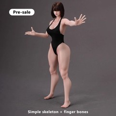 ​1/6 Finger Bone Seamless Silicone Body For 12″ Female Figure