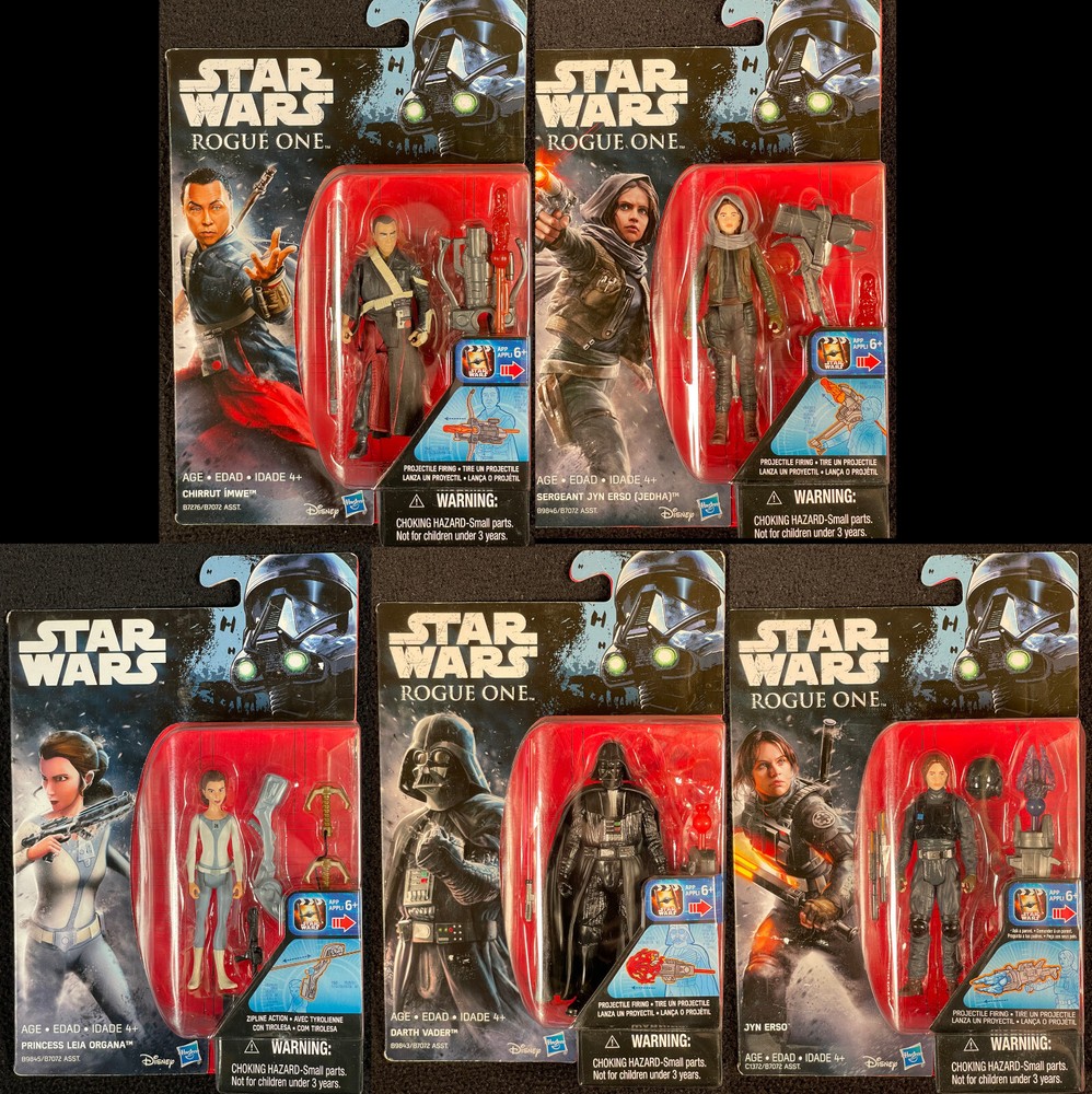 2016 Hasbro 3.75″ Star Wars ROGUE ONE & SW REBELS Action Figure Set of 5 MOC