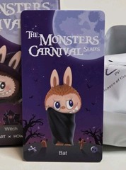 POP MART x HOW2WORK The Monsters Carnival Series BAT 🦇🎃 PVC Figure NEW