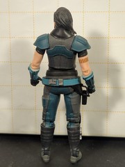 Star Wars Black Series Cara Dune 6 Inch Action Figure. Loose. Complete W/ Guns