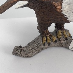 Schleich Bald Eagle Wings Spread On Branch 14780 Wildlife Realistic Bird Animal