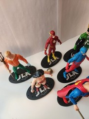 DC Direct JLA Action Figures Complete Set Of 5 Superhero Figures plus The Atom