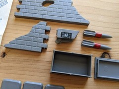 1984 GI JOE MISSILE DEFENSE UNIT Lot Hasbro ARAH PARTS Not Complete VTG Manual