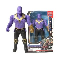 Kids Marvel Avengers Figure Spiderman Hulk Ironman Luminous Anime Action Toy