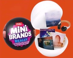 LOT OF 9 – ZURU Mini Brands Really Works Vinyl Capsules – NEW & READY TO SHIP!