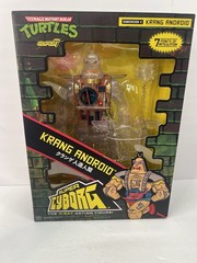 Super7 TMNT Krang Android Super Cyborg Action Figure Clear Articulated 2024 New