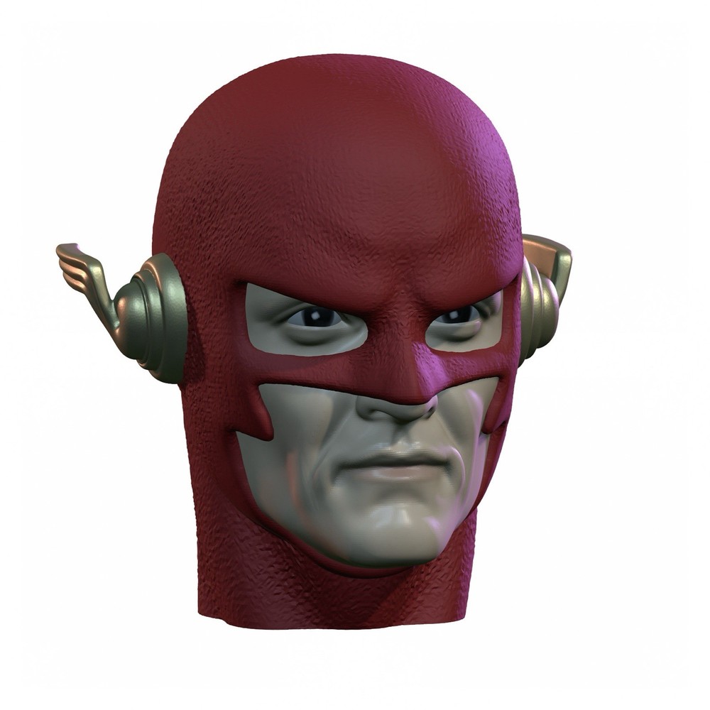 TV Fast Man Action Figure Head 1:9 or 1:6 Mego
