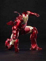 Marvel Avengers Iron Man Mark 3 MK3 Ironman LED Light Figure 1:10 Model Z.D Toys