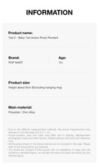 POP MART x Ted 2 – Baby Ted Action Plush Pendant Series Keychain Figure Toy Doll