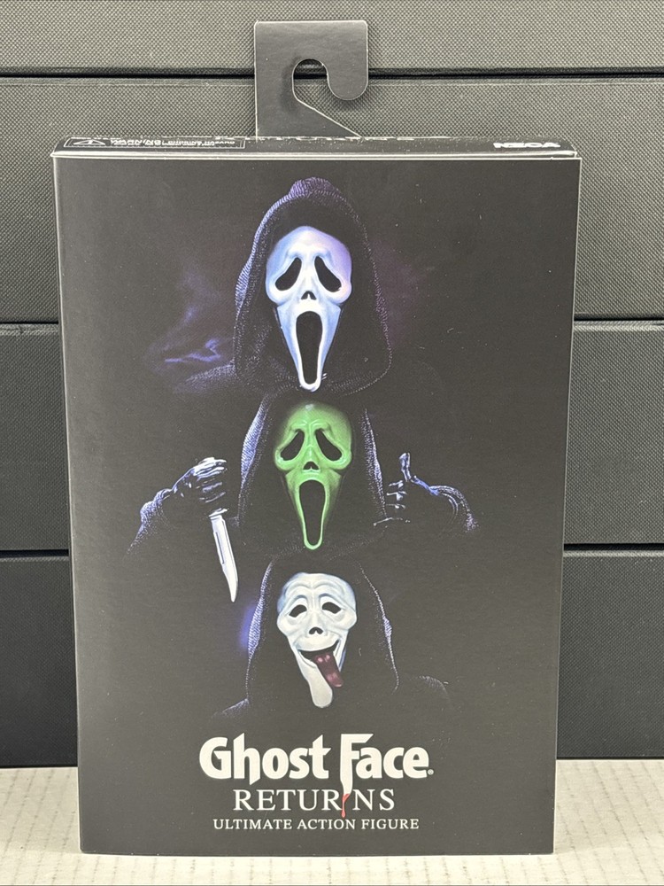 NECA Ultimate Ghost Face Returns New 2026 Scary Movie Scream Figure Ghostface