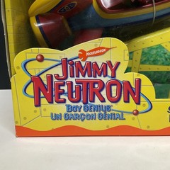 Vintage Mattel 2001 Jimmy Neutron Boy Genius Strato XL Rocket Playset – NEW