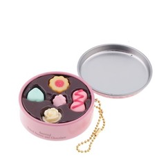 Japanese Blind Box Capsule Food Mini Cookie Tin Keychain Figure 1 Random Toy