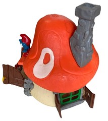 Vintage Smurfs Original Mushroom House 1976 Schleich with Box RARE! See Notes