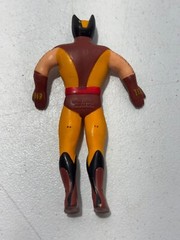 VINTAGE 1989 X-MEN FIGURINE WOLVERINE BEND EMS BENDY JUST TOYS MARVEL COMICS