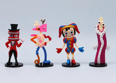 NEW! Set of 8 The Amazing Digital Circus Figures – Includes all 8 in the photo.