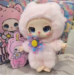 Liila Lucky Cat Series Plush Pedant Dolls Confirmed Blind Box Toys Figure Gift