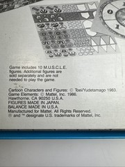 Vintage Kinnikuman M.U.S.C.L.E. Men Mega-Match Board Game Complete w/ 17 Figures