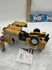 Transforming Toy COMBINER TO ROBOT Warbotron #6 TRANSFORMER Semi Truck Yellow