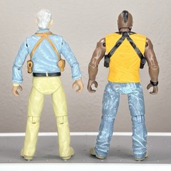 2010 Jazwares A-Team Action Figures – Hannibal Smith and BA Baracas