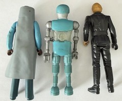 All Vintage Star Wars Figure Lot of 3 Luke, Lando, Medical Droid | A1
