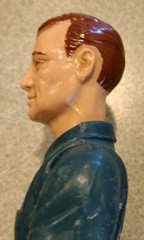 1960’s Marx Johnny West Mike Hazard Figure Good Cond Head & Rivet Paint Wear