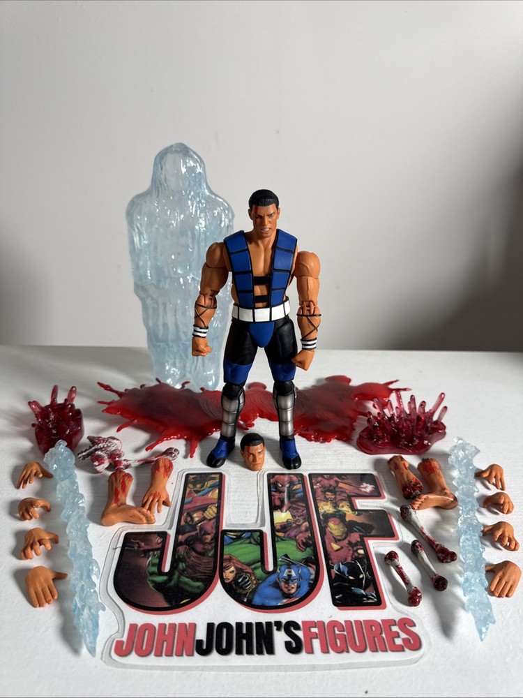 Storm Collectibles Mortal Kombat 3 Sub-Zero Unmasked 1:12 Scale Figure Complete