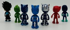 PJ Masks Vinyl Toy Figures- Lot Of 7- Frog Box Just Play- 3”-4”