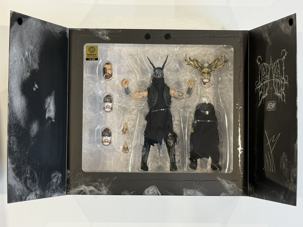 Malakai Black AEW Unrivaled, Vault Exclusive 1 of 5000 Figure New Factory Sealed