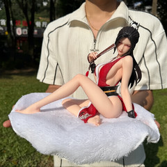 Anime Figure Inspired by Mai Shiranui 1/4 Red PVC Model Dolls Statue Unbranded