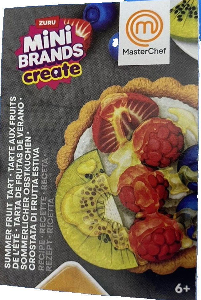 NEW ZURU Mini Brands CREATE MasterChef make it mini food SUMMER FRUIT TART