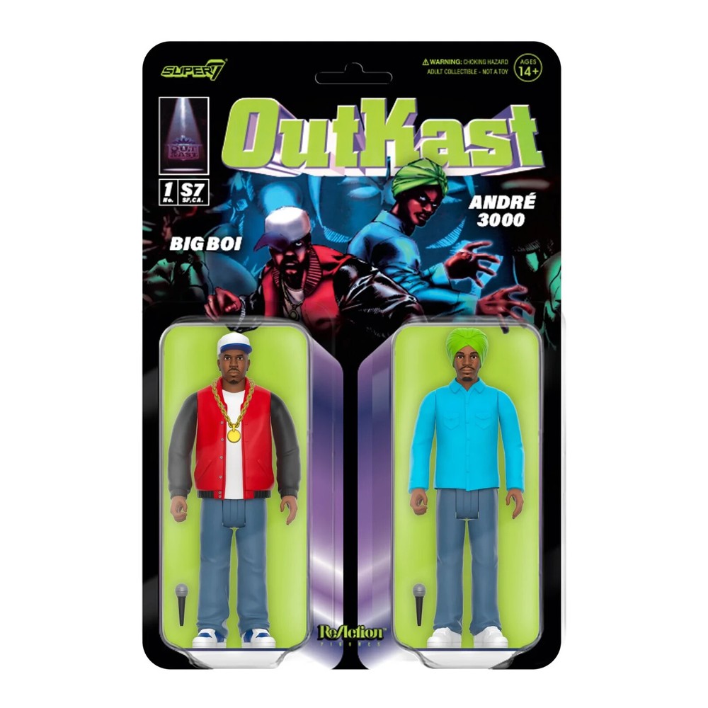 OutKast – ATliens – Wave 1 – ReAction Figures – Super7 – 2 Fig pack