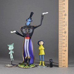 4PCS Coraline Figures – Movable Anime Dolls from Coraline & the Secret Door Gift