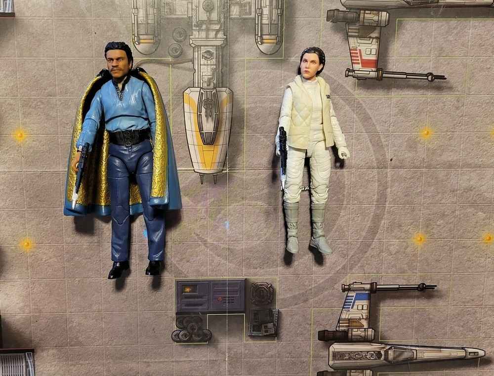 Star Wars Black Series Lando & Leia, Episode V Empire Strikes Back, Hoth, Loose