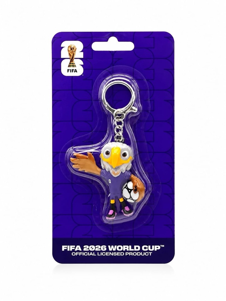 FIFA World Cup 2026 Mascot Keychain USA Clutch