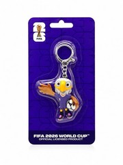 FIFA World Cup 2026 Mascot Keychain USA Clutch