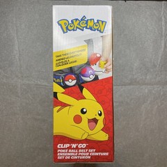 Pokemon Eevee Clip N Go Poke Ball Belt Set Rare New