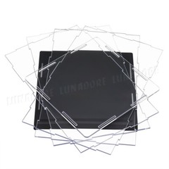 US 8.3″H Acrylic Display Box Plastic Base Self-Install Case Protection Dustproof