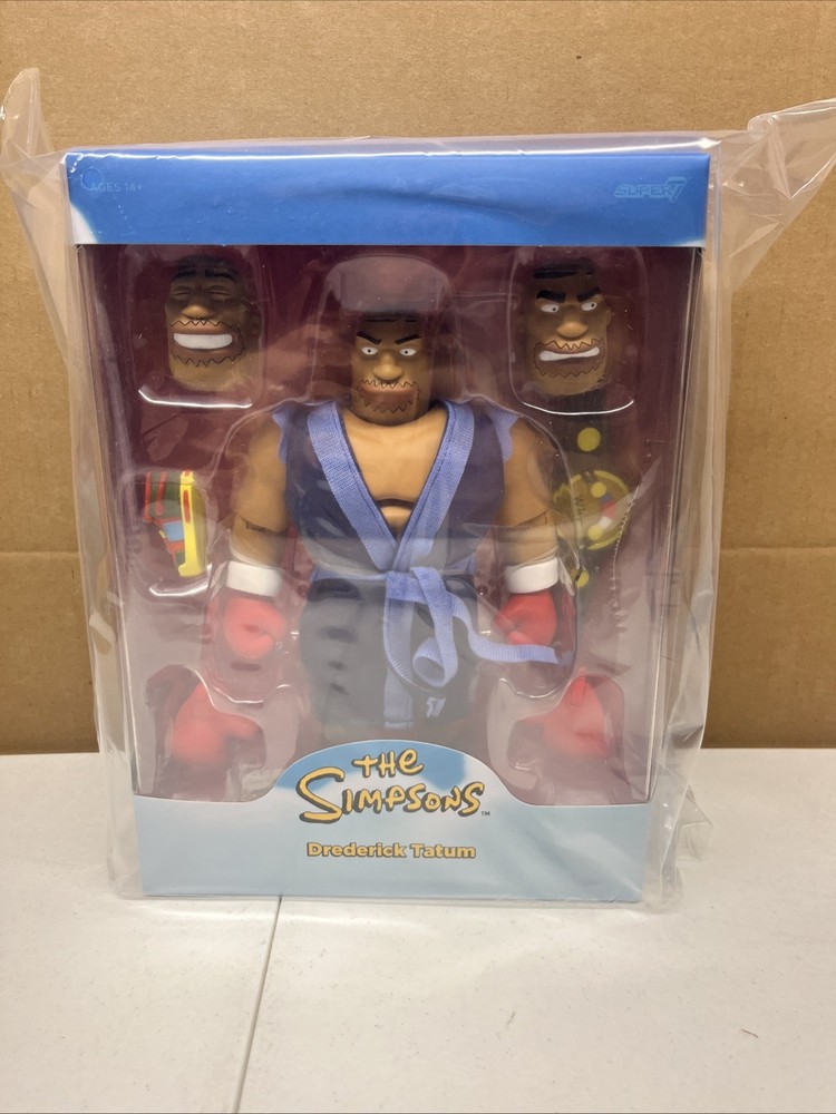 Super 7 Ultimates The Simpsons wave 4 Drederick Tatum Figure, sealed new